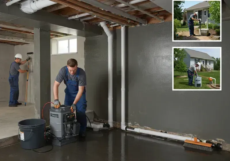 Basement Waterproofing and Flood Prevention process in Winona Lake, IN